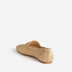 Eram Mocassins/Slippers^Mocassin tressage ajouré BEIGE