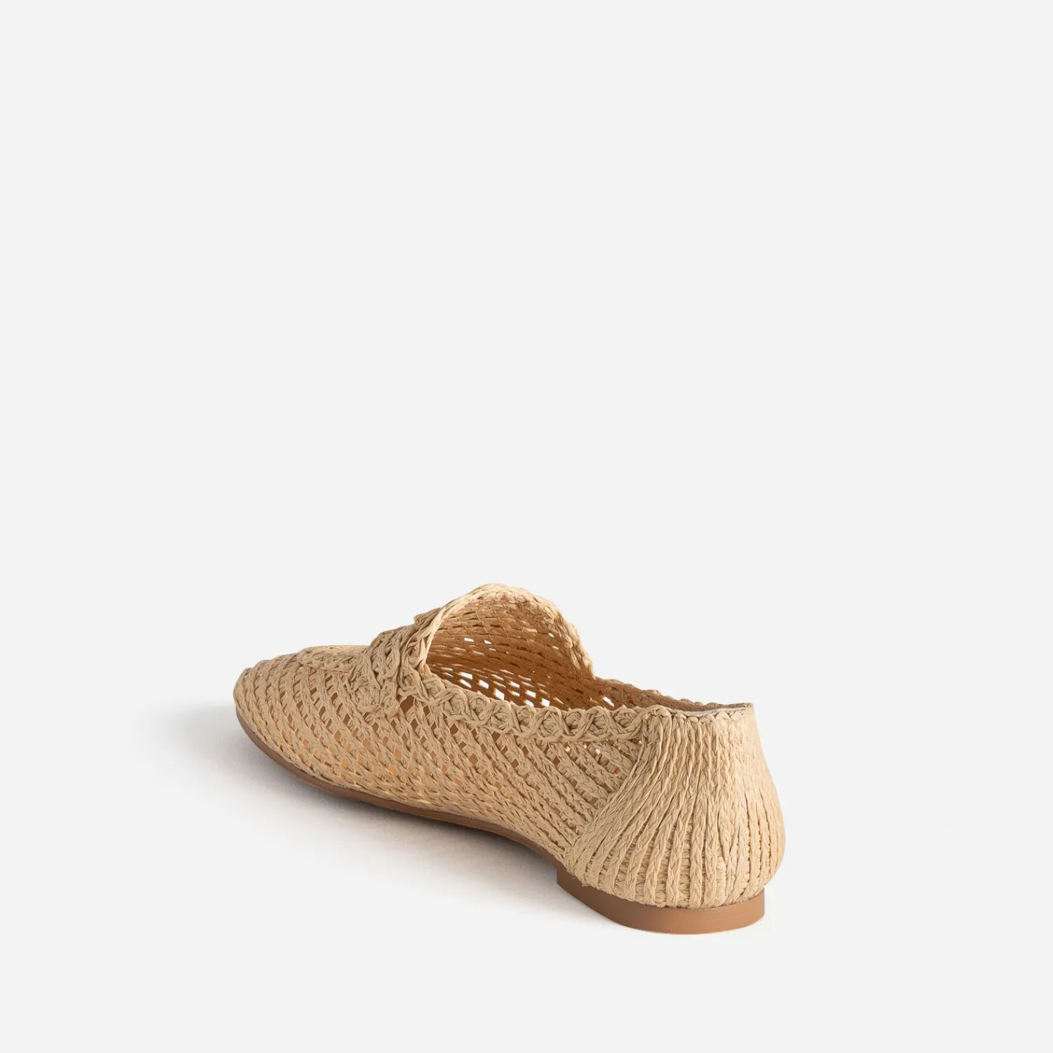 Eram Mocassins/Slippers^Mocassin tressage ajouré BEIGE