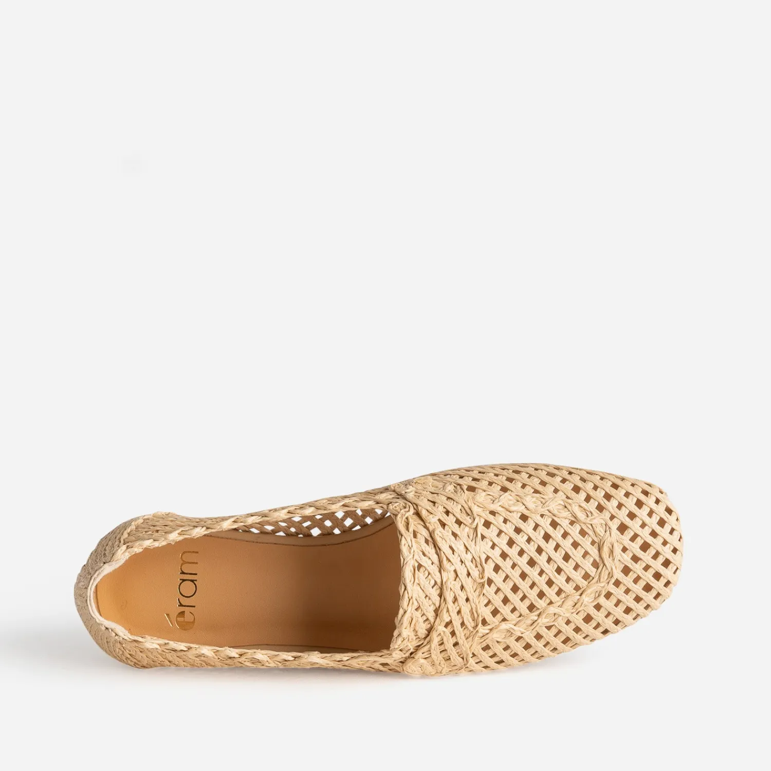 Eram Mocassins/Slippers^Mocassin tressage ajouré BEIGE
