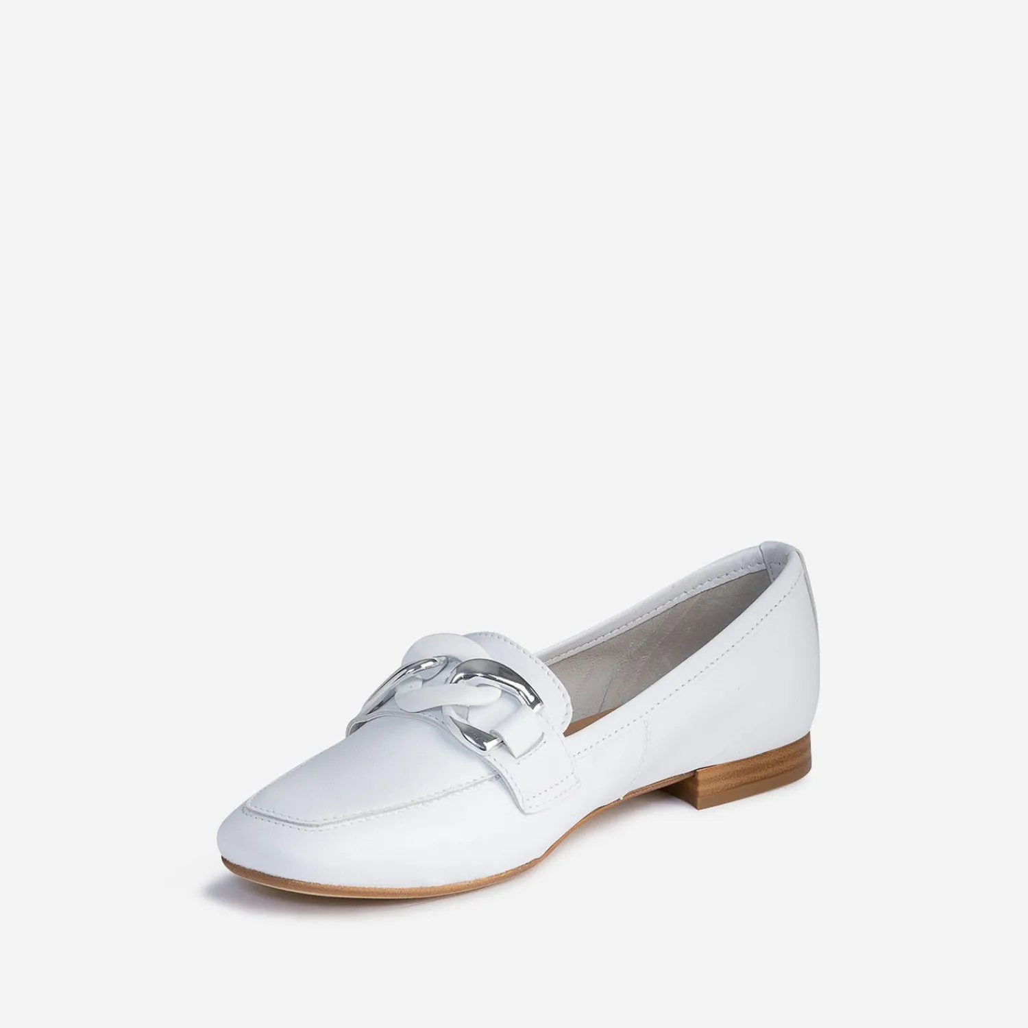 Eram Mocassins/Slippers^Mocassin éco-conçu en cuir BLANC