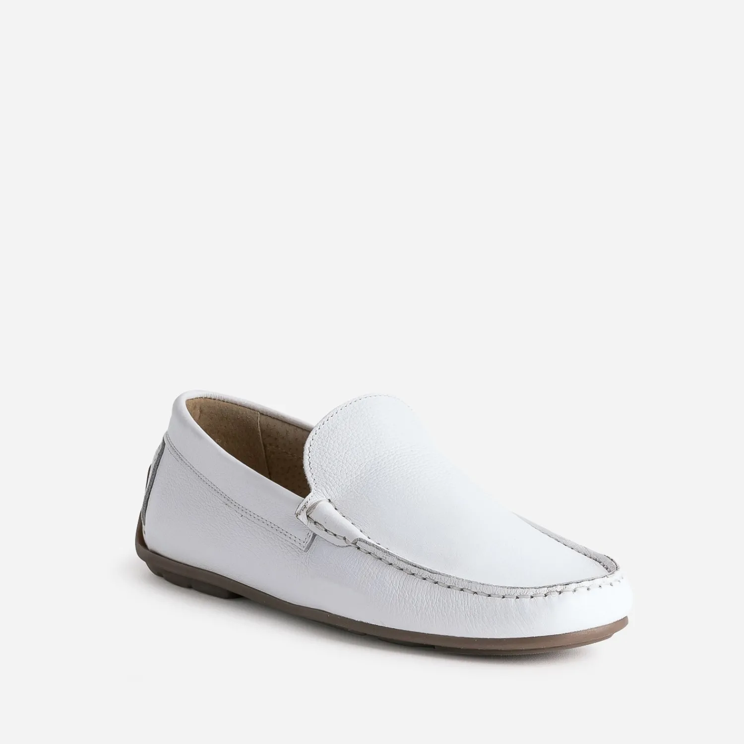 Eram Mocassins^Mocassin en cuir BLANC