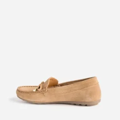 Eram Mocassins/Slippers^Mocassin en cuir velours éco-conçu CAMEL