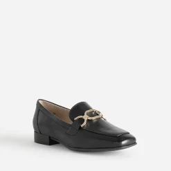 Caprice Mocassins/Slippers^Mocassin en cuir NOIR