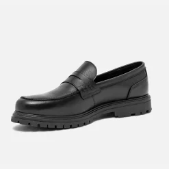 Eram Mocassins|Chaussures De Ville^Mocassin éco-conçu en cuir NOIR