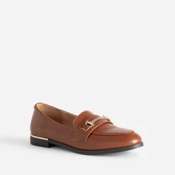 Eram Mocassins/Slippers^Mocassin cognac détails dorés MARRON