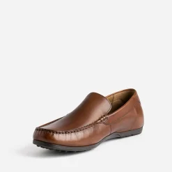Eram Mocassins^Mocassin en cuir COGNAC