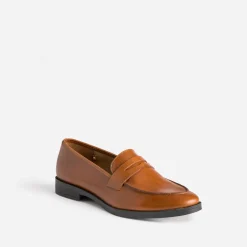 Eram Flex Mocassins/Slippers^Mocassin en cuir CAMEL