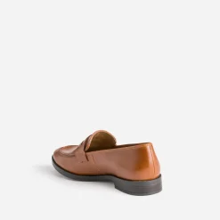 Eram Flex Mocassins/Slippers^Mocassin en cuir CAMEL