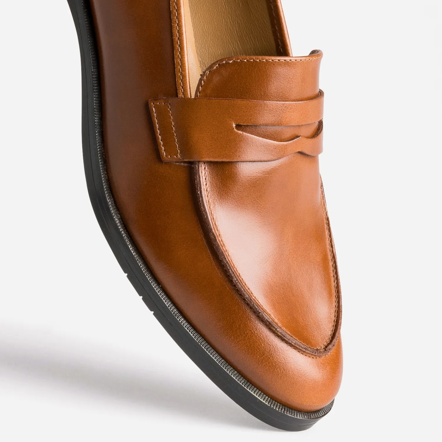 Eram Flex Mocassins/Slippers^Mocassin en cuir CAMEL