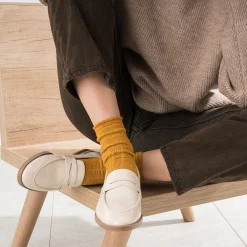 Eram Flex Mocassins/Slippers^Mocassin écru cuir verni BEIGE CLAIR