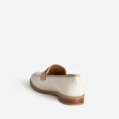 Eram Flex Mocassins/Slippers^Mocassin écru et cuir BEIGE