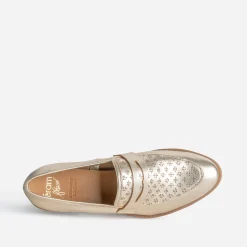Eram Flex Mocassins/Slippers^Mocassin dé cuir perfé OR