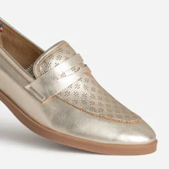 Eram Flex Mocassins/Slippers^Mocassin dé cuir perfé OR