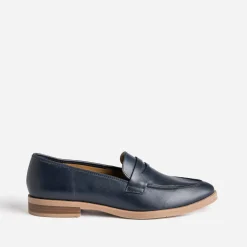 Eram Flex Mocassins/Slippers^Mocassin en cuir MARINE