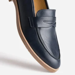 Eram Flex Mocassins/Slippers^Mocassin en cuir MARINE