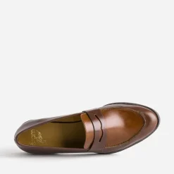 Eram Flex Mocassins/Slippers^Mocassin foncé en cuir MARRON