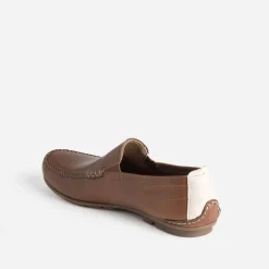 Fluchos Mocassins^Mocassin en cuir COGNAC