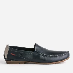 Fluchos Mocassins^Mocassin en cuir MARINE