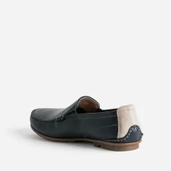 Fluchos Mocassins^Mocassin en cuir MARINE