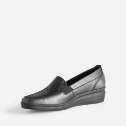 FRANCE ARNO Mocassins/Slippers^Mocassin gris en cuir MARRON