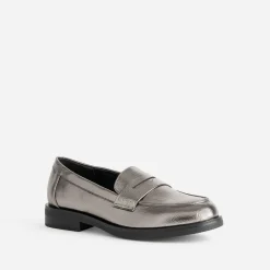 Eram Mocassins/Slippers^Mocassin gris foncé métallisé ARGENT