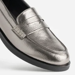 Eram Mocassins/Slippers^Mocassin gris foncé métallisé ARGENT