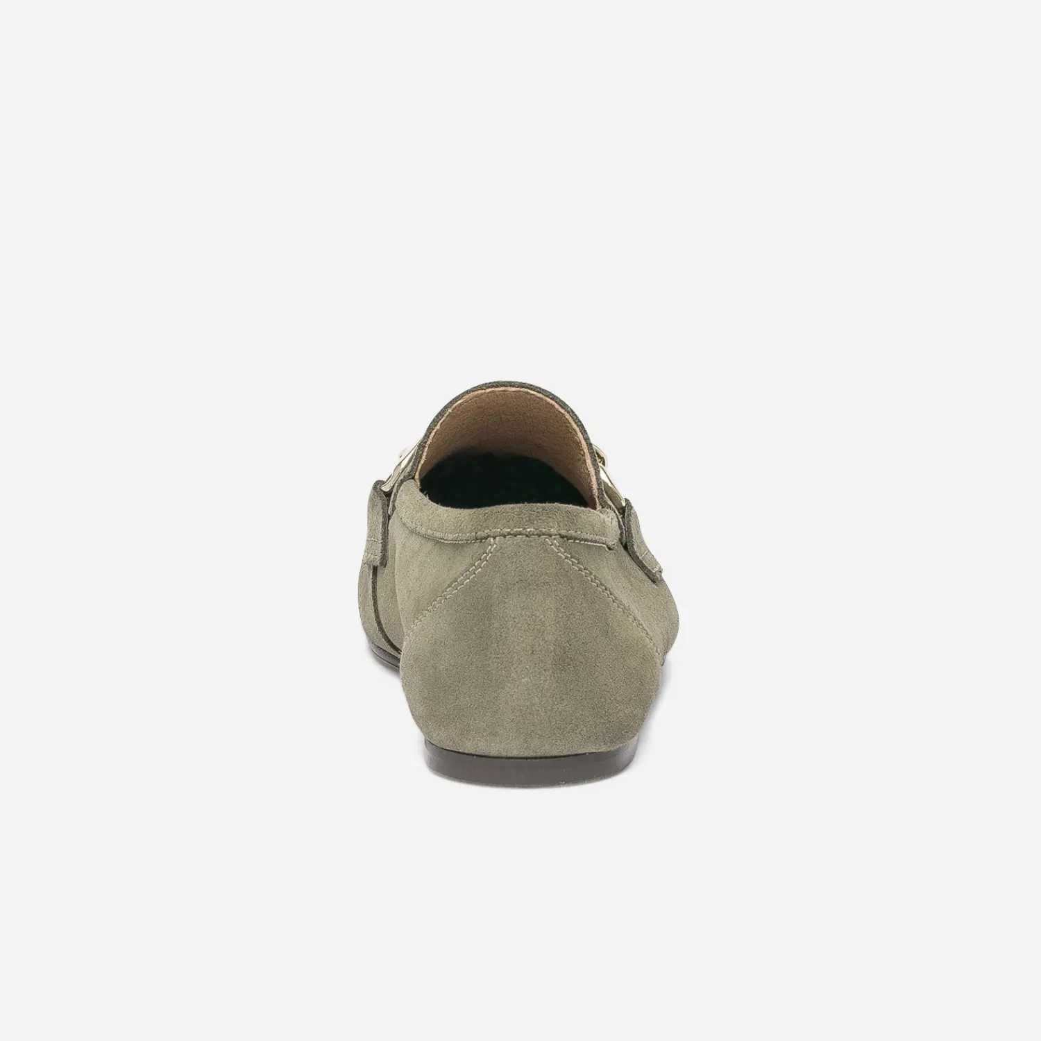 Eram Mocassins/Slippers^Mocassin kaki éco-conçu en cuir velours VERT