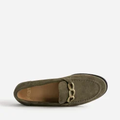 Eram Mocassins/Slippers^Mocassin cuir velours KAKI
