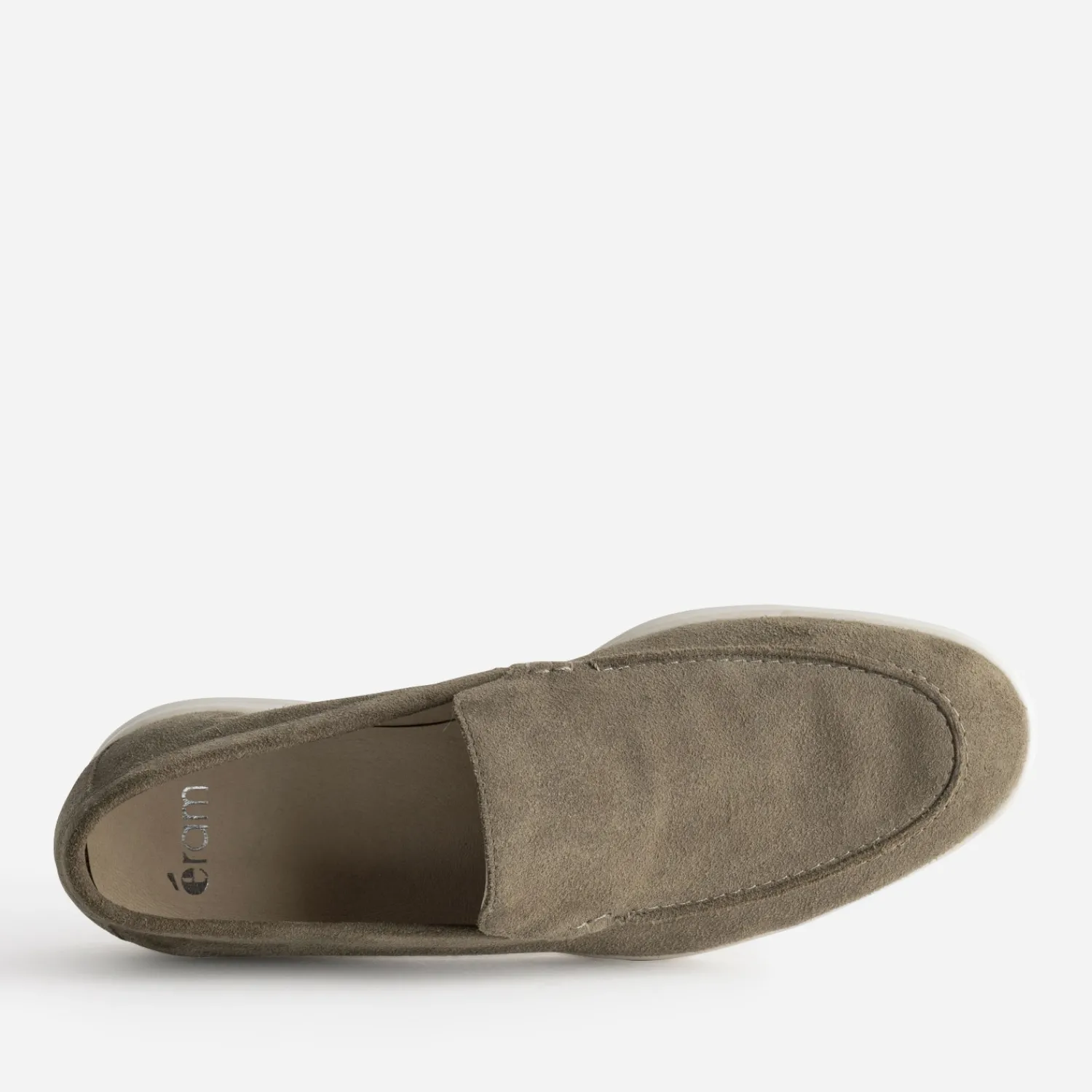Eram Mocassins^Mocassin cuir velours KAKI