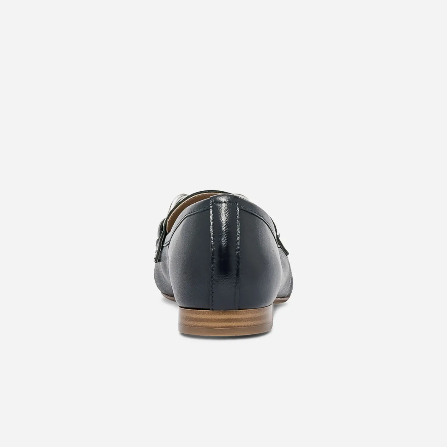 Eram Mocassins/Slippers^Mocassin cuir maxi chaîne argentée MARINE