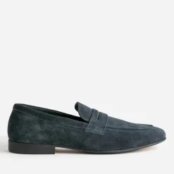 Eram Mocassins^Mocassin cuir velours MARINE
