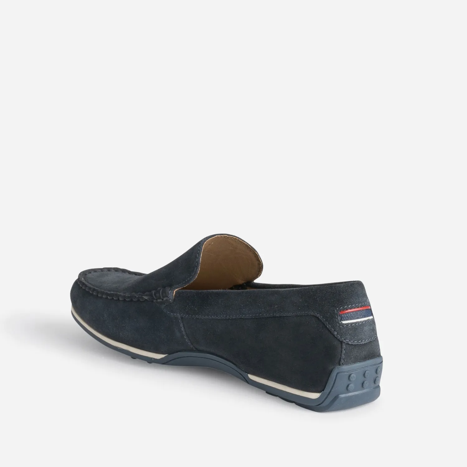 Eram Mocassins^Mocassin en cuir velours MARINE