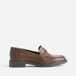 Eram Mocassins/Slippers^Mocassin marron cuir bord cranté éco-conçu COGNAC