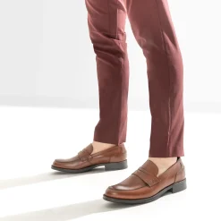 Eram Mocassins|Chaussures De Ville^Mocassin marron foncé cuir COGNAC