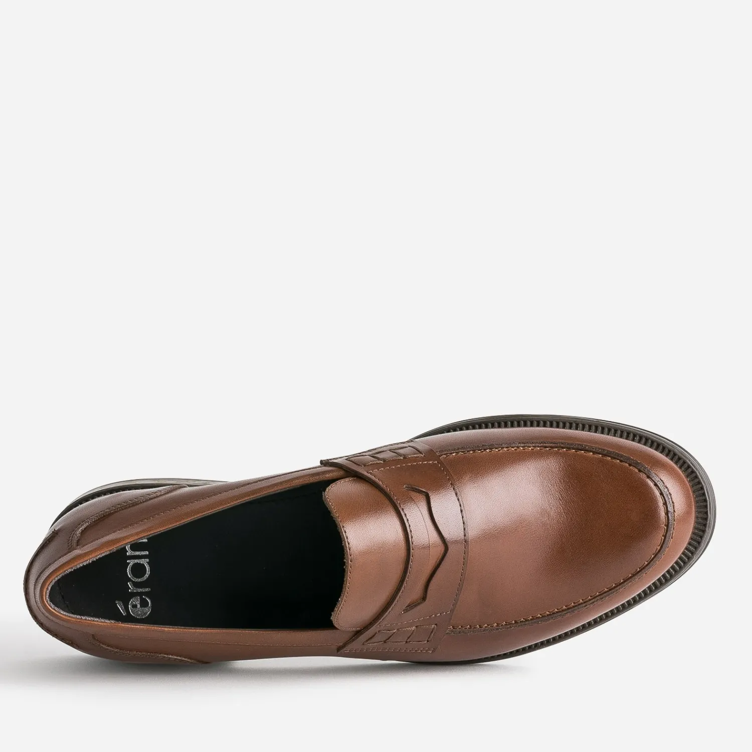 Eram Mocassins|Chaussures De Ville^Mocassin marron foncé cuir COGNAC