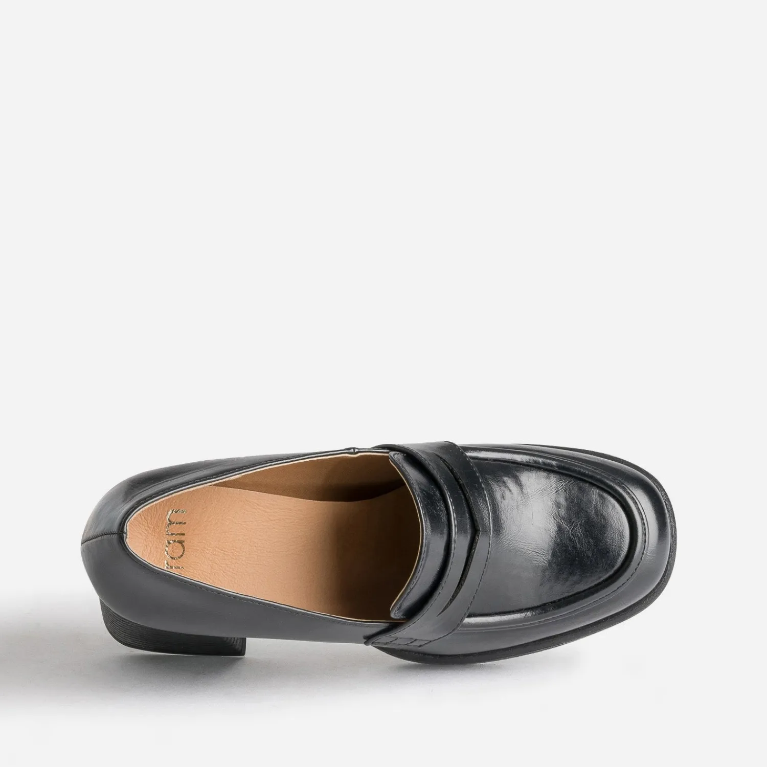 Eram Mocassins/Slippers|Escarpins^Mocassin à talon et plateforme NOIR
