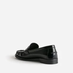 Eram Mocassins/Slippers^Mocassin cuir glacé NOIR