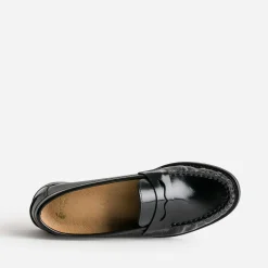 Eram Mocassins/Slippers^Mocassin cuir glacé NOIR