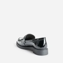 Eram Mocassins/Slippers^Mocassin cuir verni NOIR