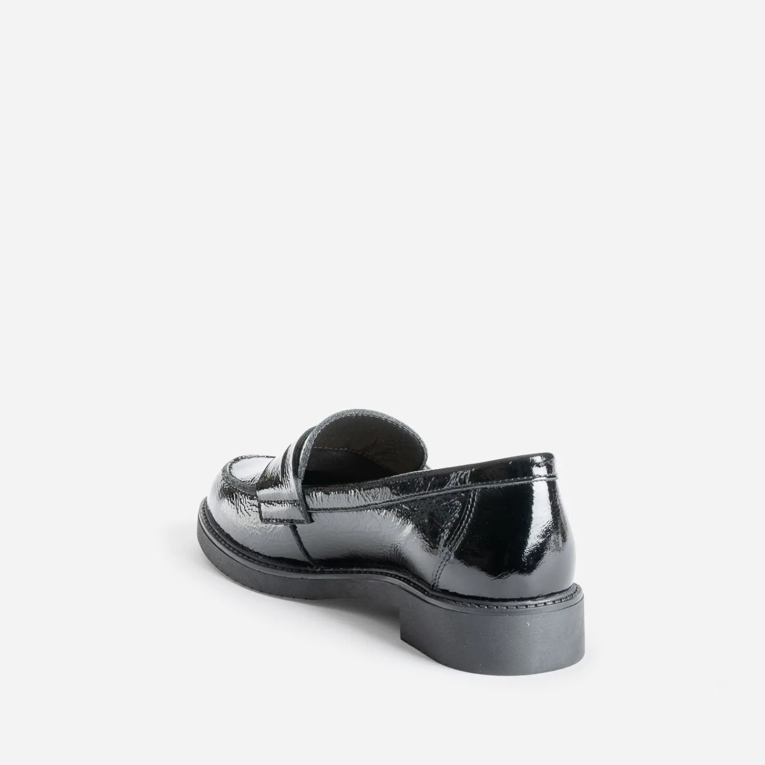 Eram Mocassins/Slippers^Mocassin cuir verni NOIR