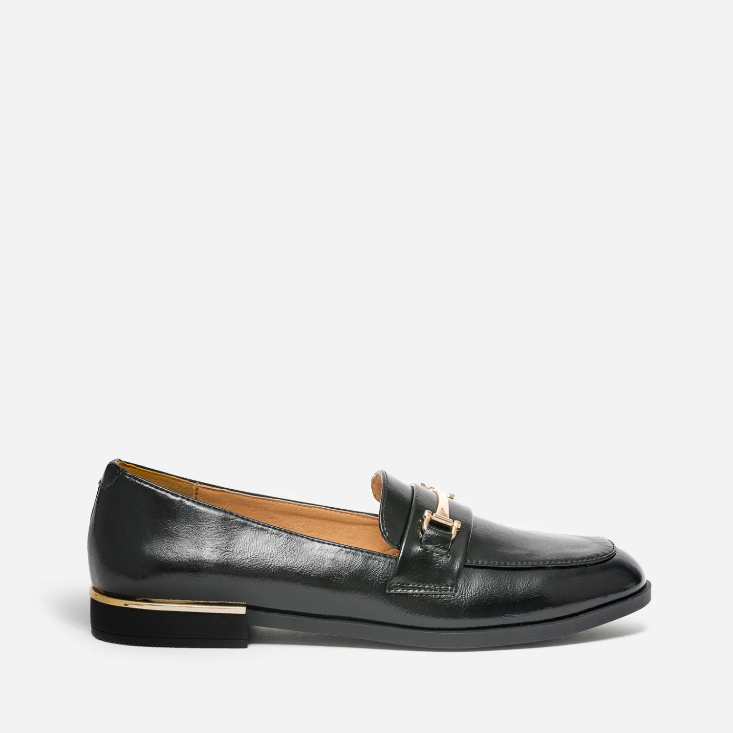 Eram Mocassins/Slippers^Mocassin détails dorés NOIR