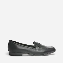 Eram Mocassins/Slippers^Mocassin en cuir NOIR