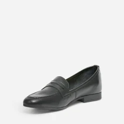 Eram Mocassins/Slippers^Mocassin en cuir NOIR