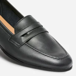 Eram Mocassins/Slippers^Mocassin en cuir NOIR