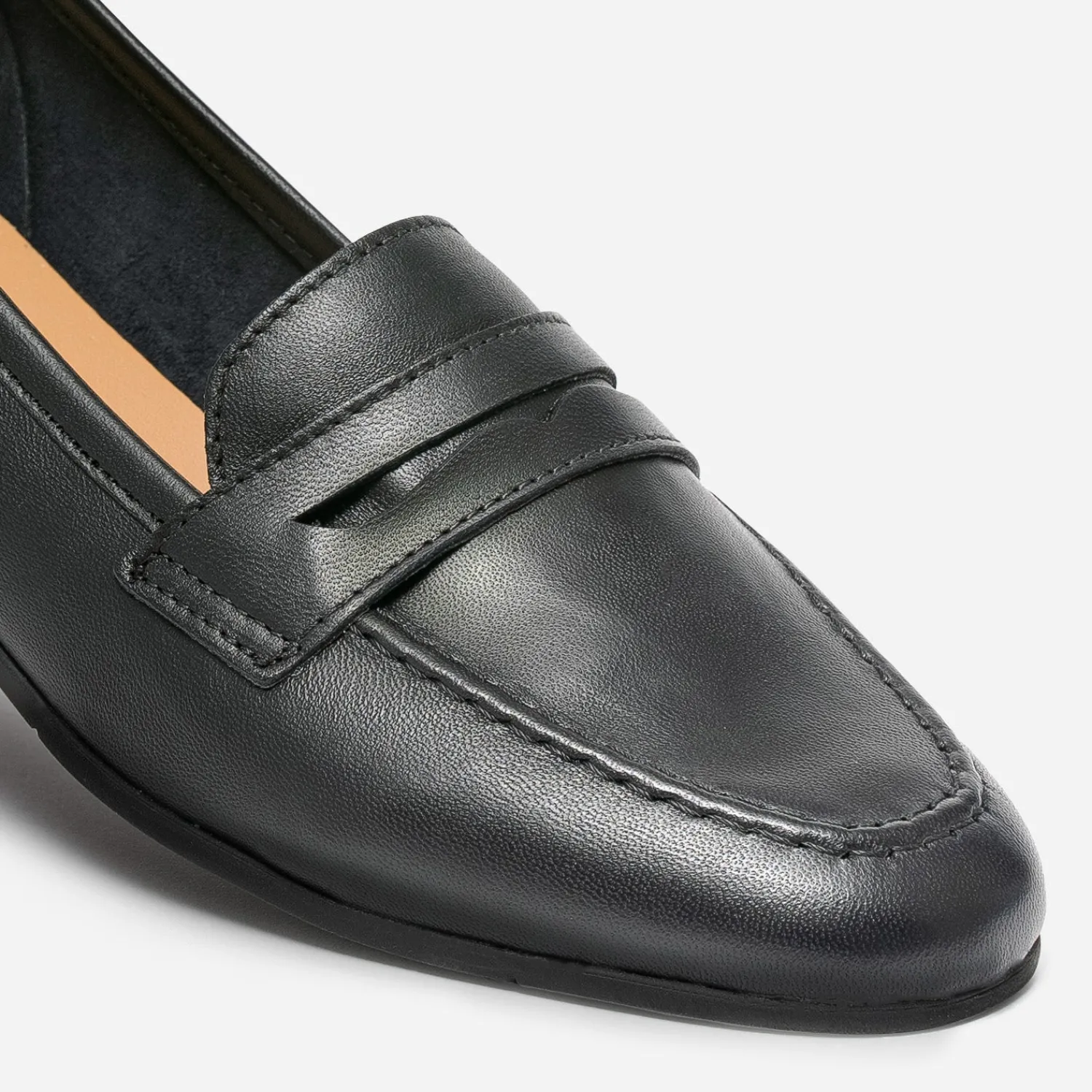 Eram Mocassins/Slippers^Mocassin en cuir NOIR