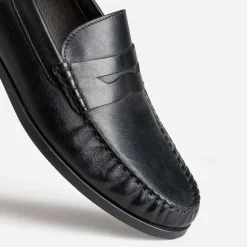 Eram Mocassins^Mocassin en cuir NOIR