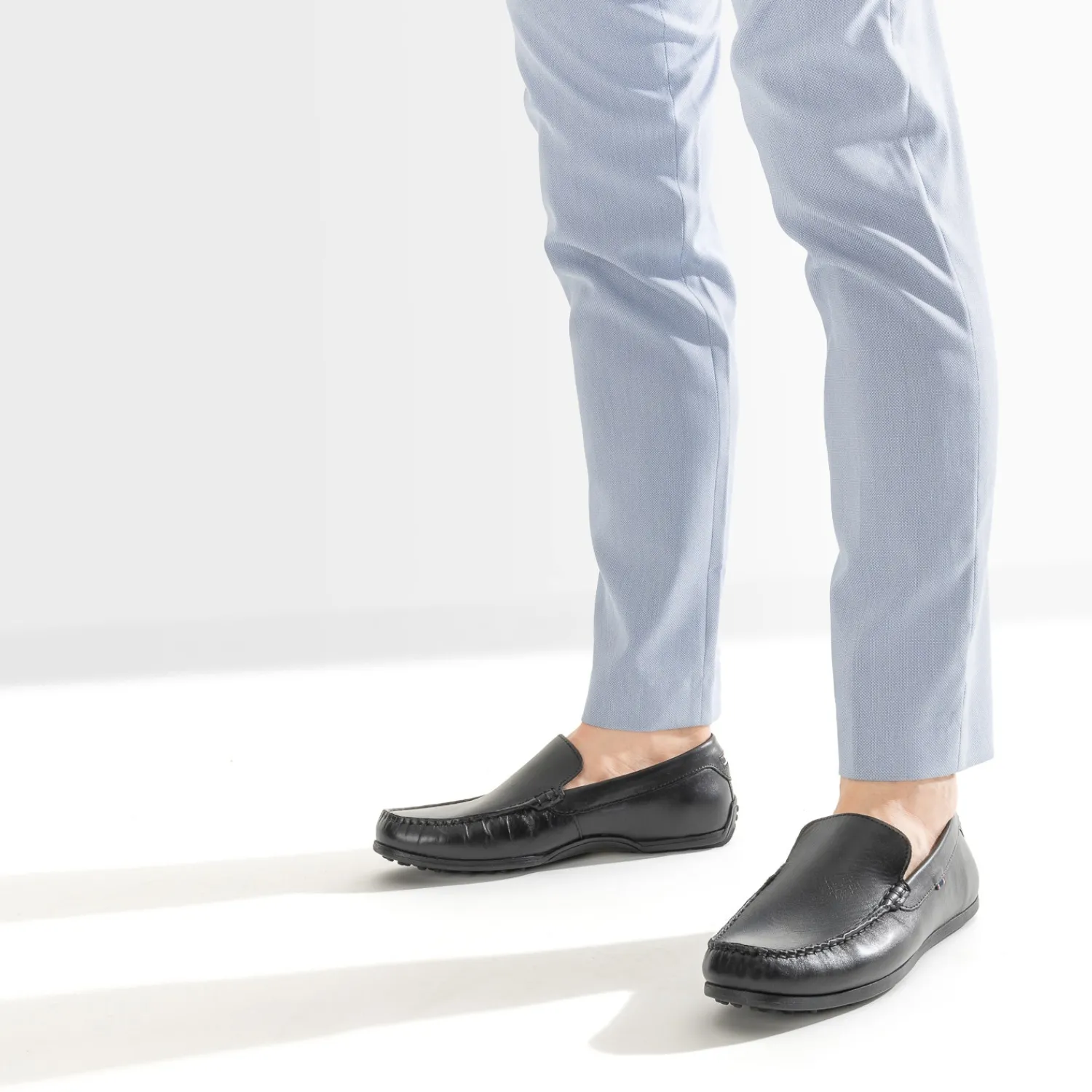 Eram Mocassins^Mocassin en cuir NOIR