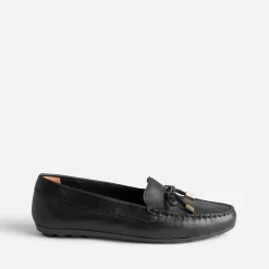 Caprice Mocassins/Slippers^Mocassin en cuir NOIR