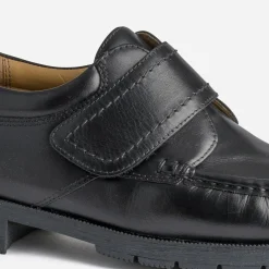Eram Chaussures De Ville^Mocassin en cuir à scratch NOIR