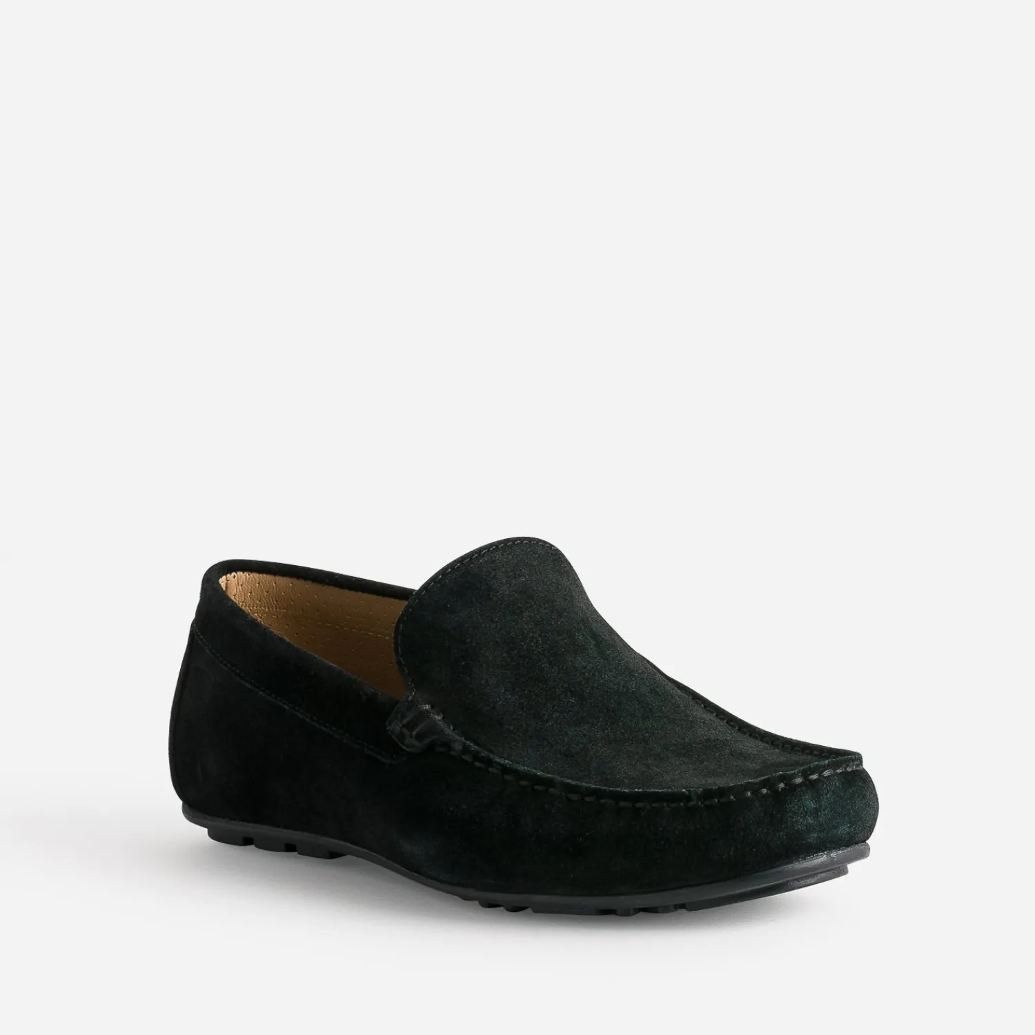 Eram Mocassins^Mocassin en cuir velours NOIR